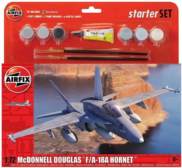 1 72 マクドネル・ダグラス F-18A ホーネット （塗料付）